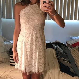 FINAL SALE + NWT Francesca's White Lace Dress